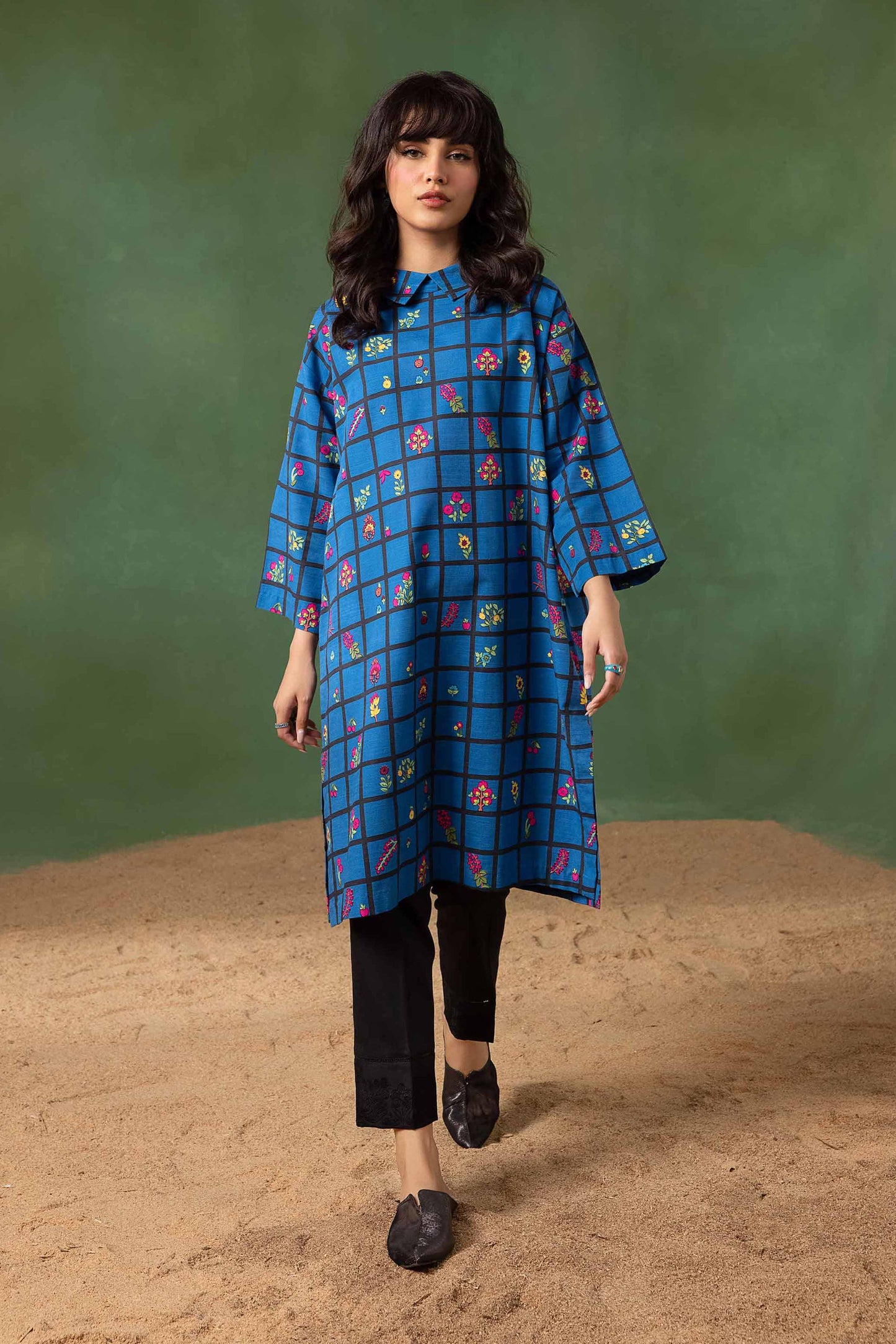 Nishat Linen - Printed Shirt - PW23-296