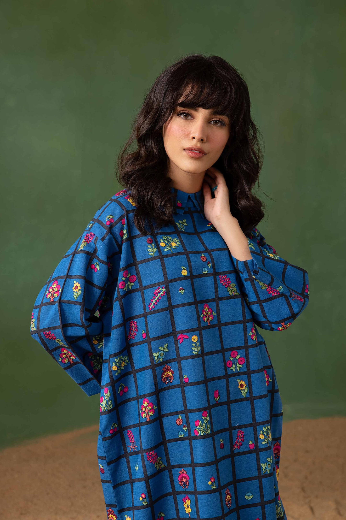 Nishat Linen - Printed Shirt - PW23-296