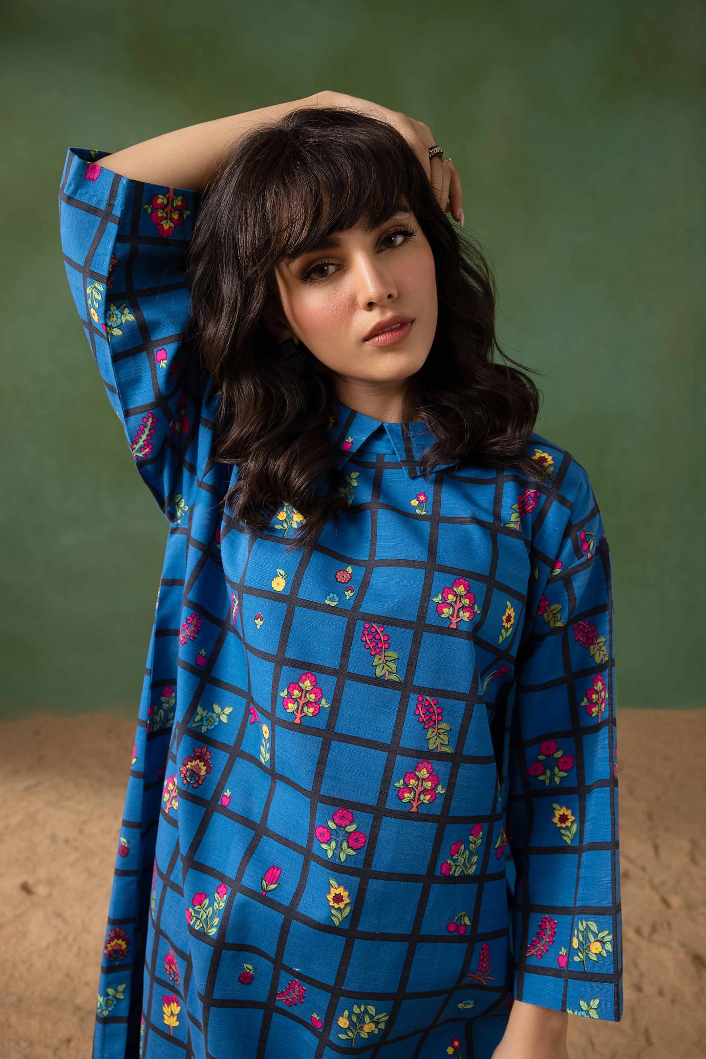 Nishat Linen - Printed Shirt - PW23-296