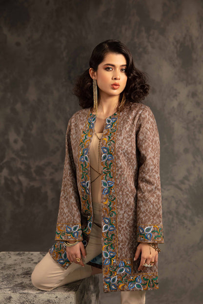 Nishat Linen - Printed Jacket - PW23-297