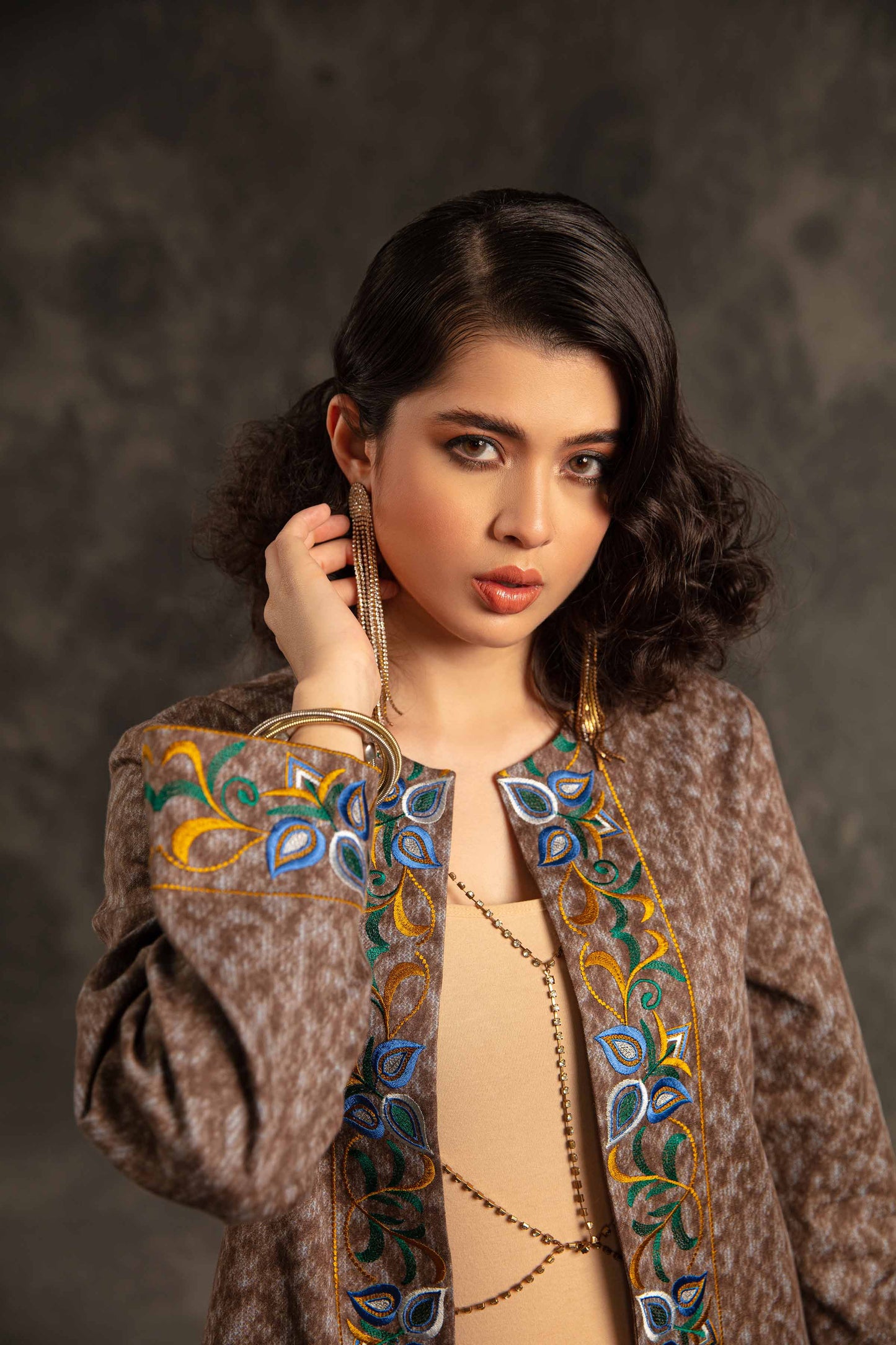 Nishat Linen - Printed Jacket - PW23-297