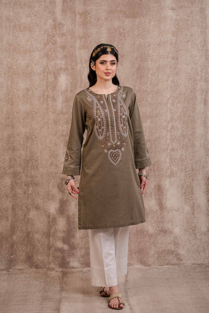 Nishat Linen - Embroidered Shirt - PW23-30