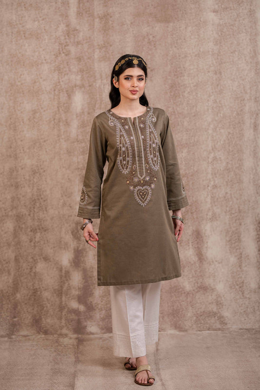 Nishat Linen - Embroidered Shirt - PW23-30