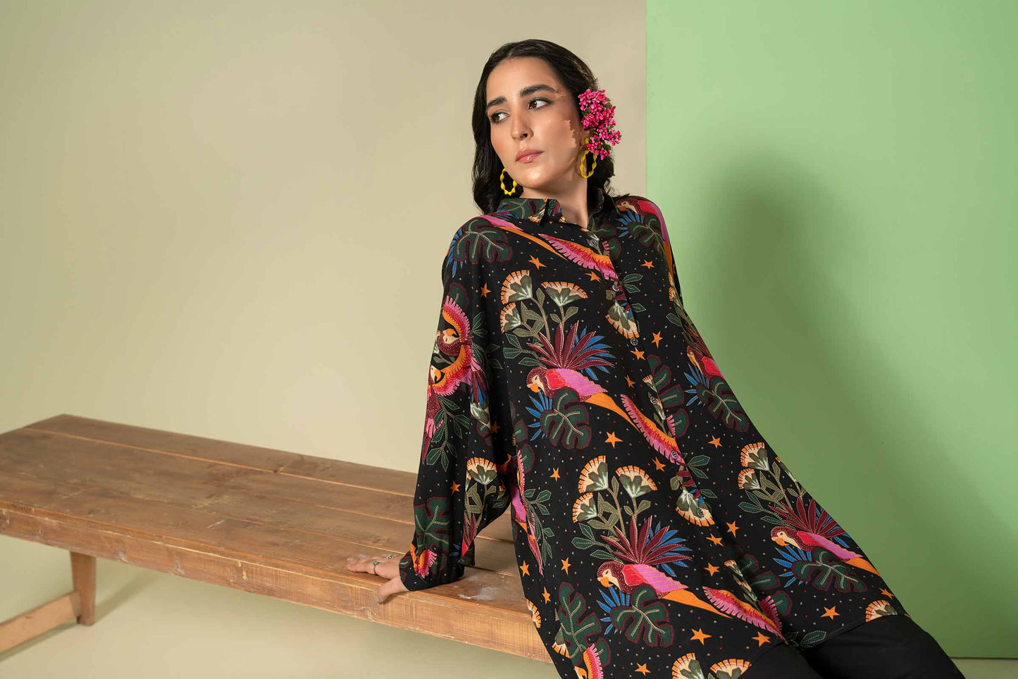 Nishat Linen - Printed Tunic - PW23-302