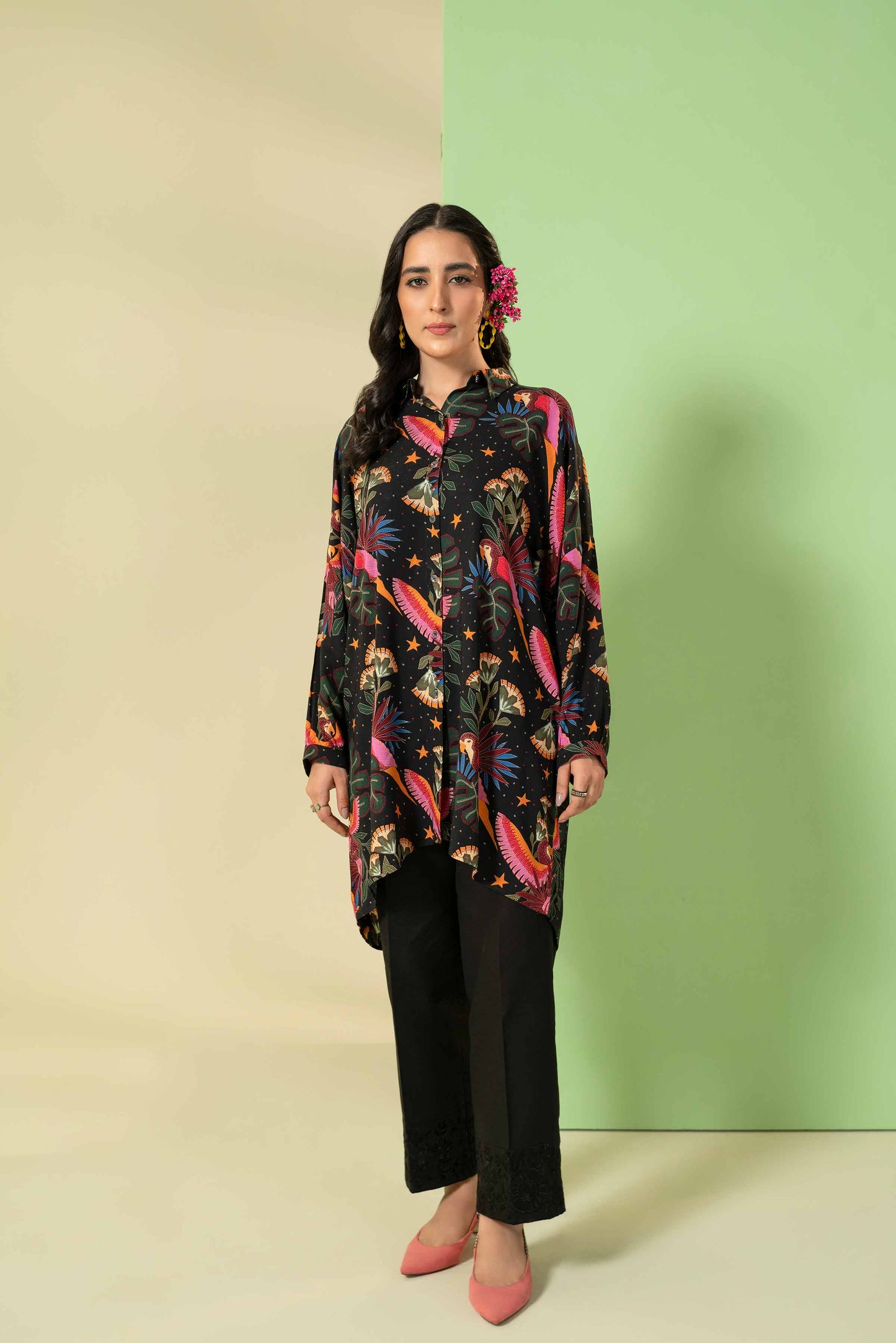 Nishat Linen - Printed Tunic - PW23-302
