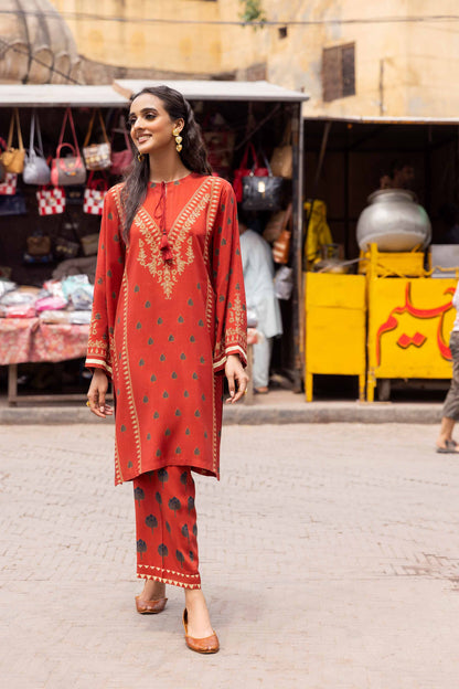 Nishat Linen - 2 Piece - Printed Suit - PW23-308
