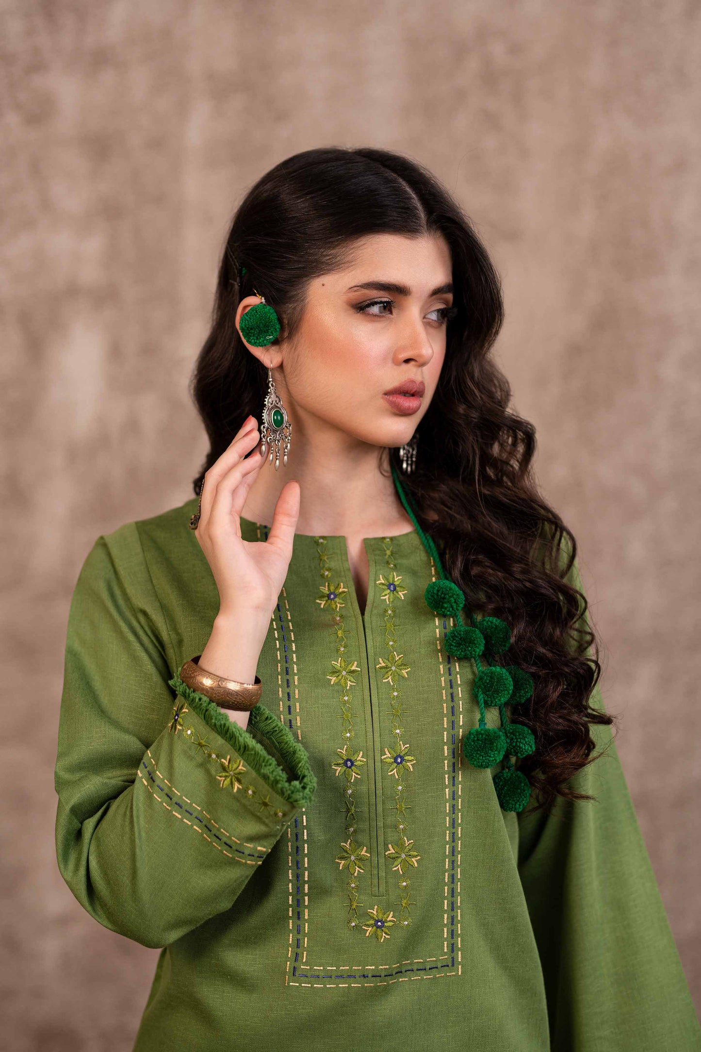Nishat Linen - Embroidered Shirt - PW23-31