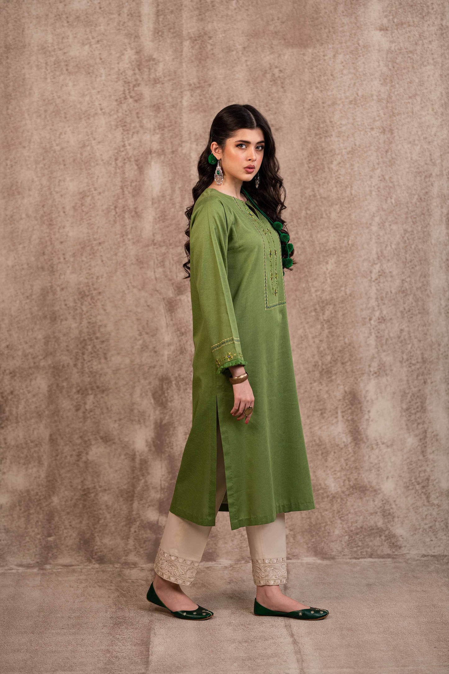 Nishat Linen - Embroidered Shirt - PW23-31