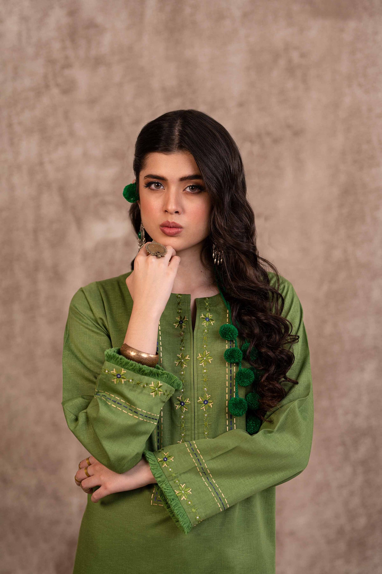 Nishat Linen - Embroidered Shirt - PW23-31