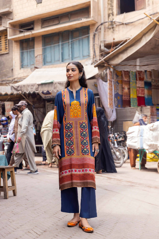 Nishat Linen - 2 Piece - Printed Suit - PW23-310