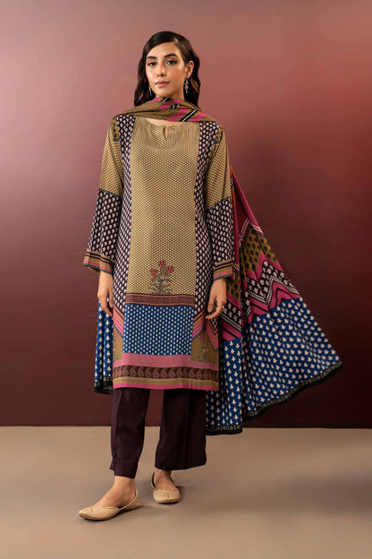 Nishat Linen - 3 Piece - Printed Suit - PW23-316