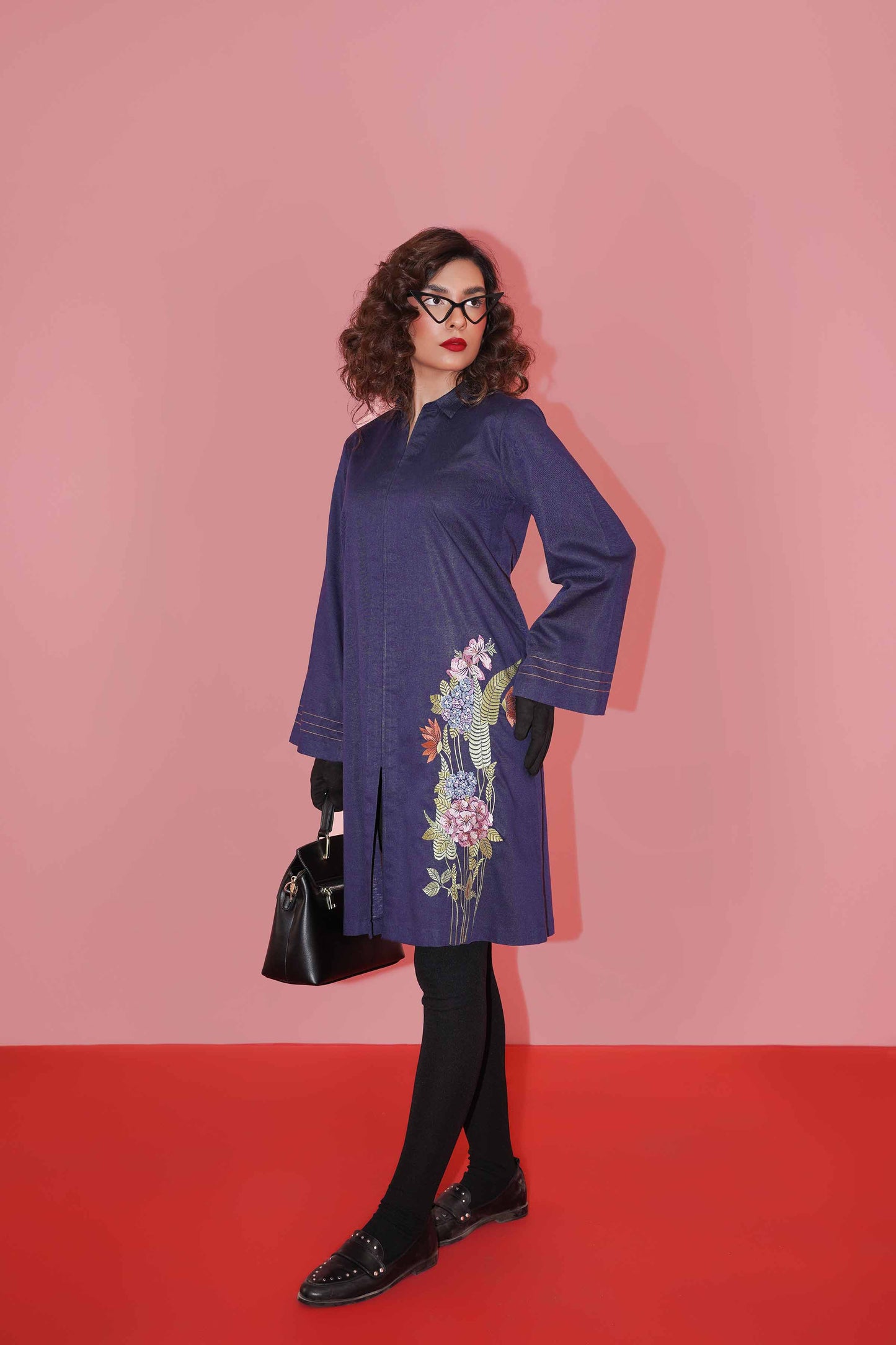 Nishat Linen - Embroidered Shirt - PW23-32