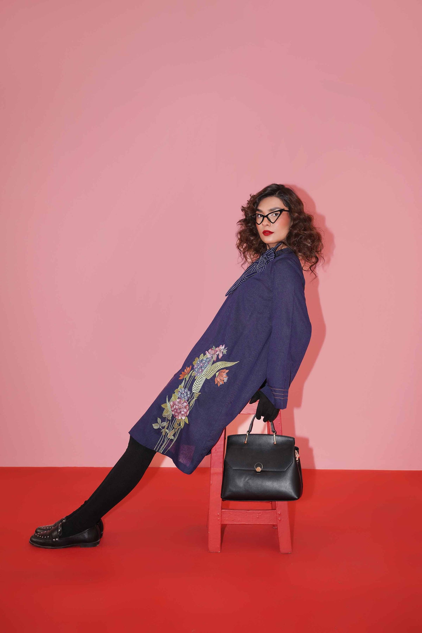 Nishat Linen - Embroidered Shirt - PW23-32