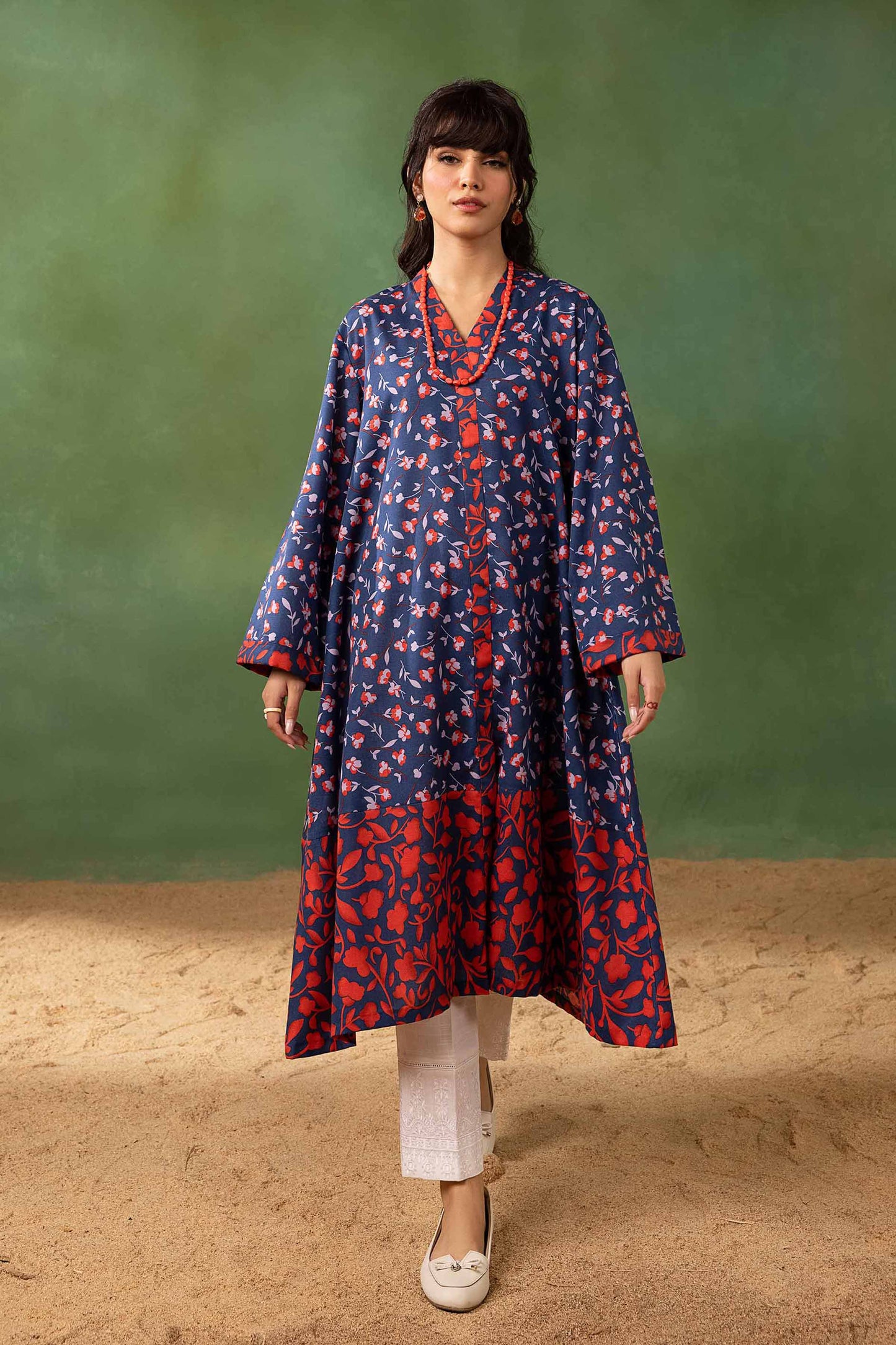 Nishat Linen - Printed Shirt - PW23-320