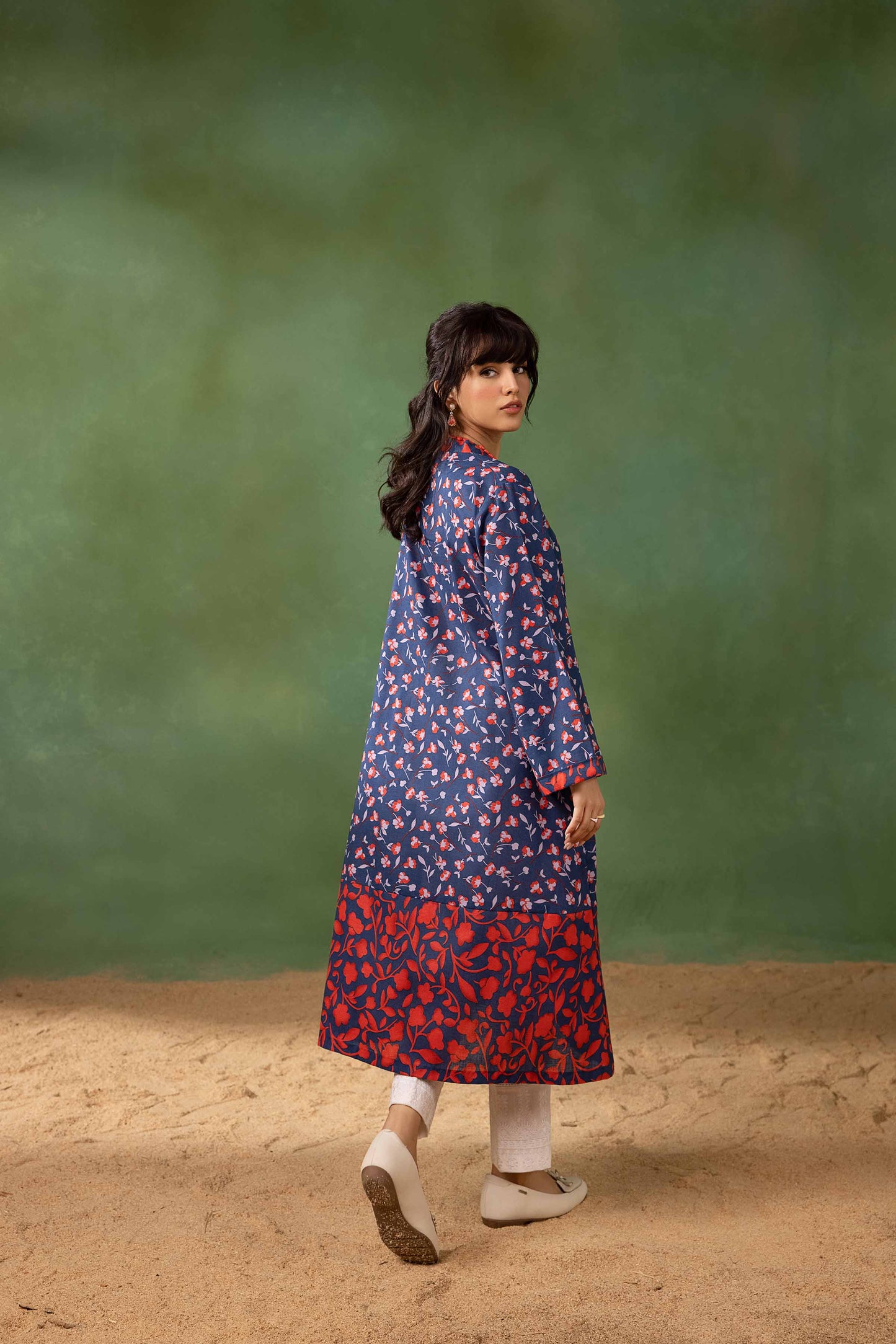 Nishat Linen - Printed Shirt - PW23-320