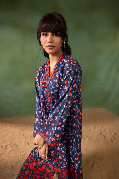 Nishat Linen - Printed Shirt - PW23-320