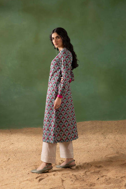 Nishat Linen - Printed Shirt - PW23-323