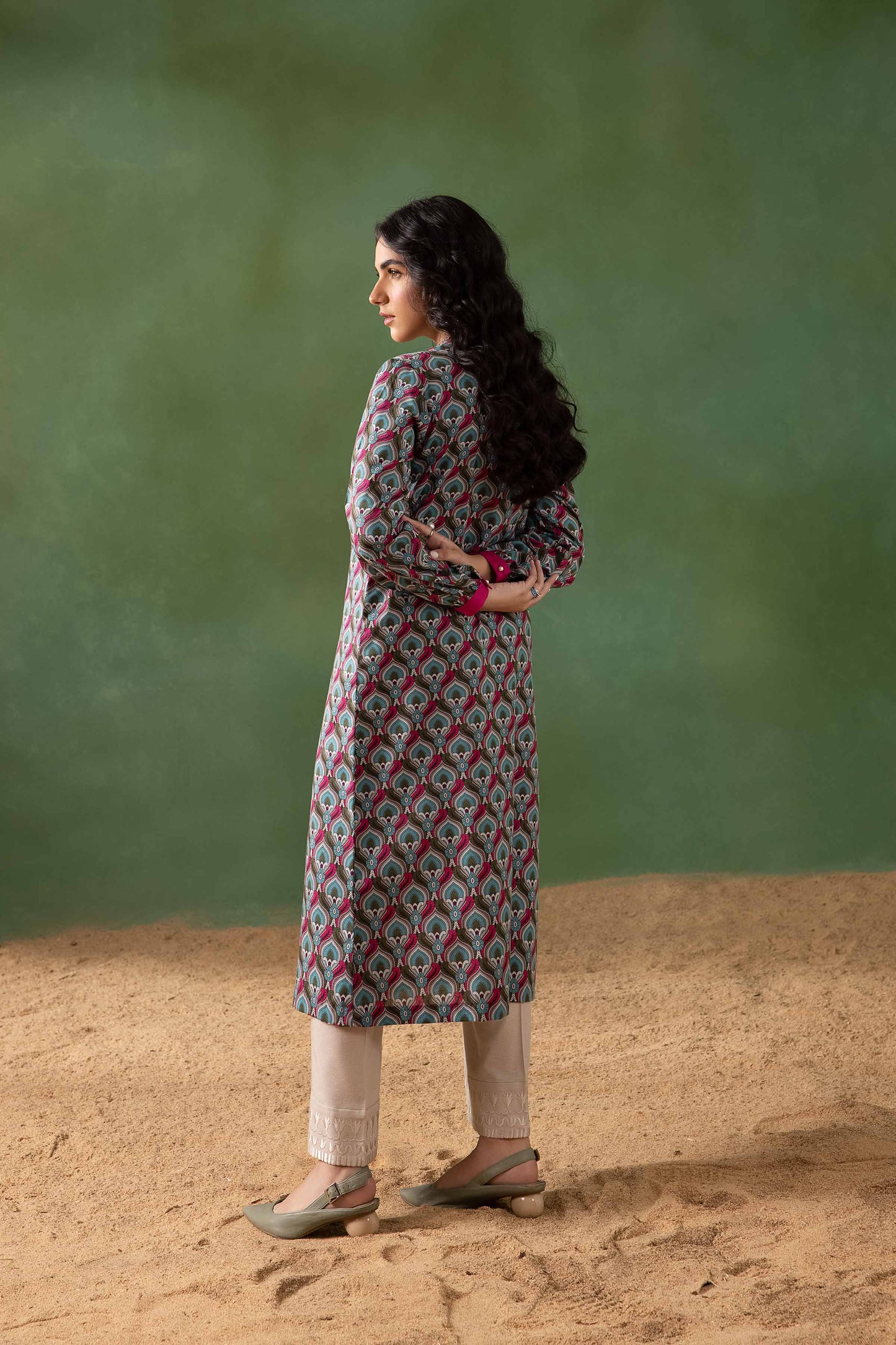 Nishat Linen - Printed Shirt - PW23-323