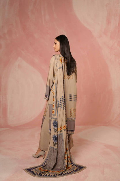 Nishat Linen - 3 Piece - Printed Suit - PW23-328
