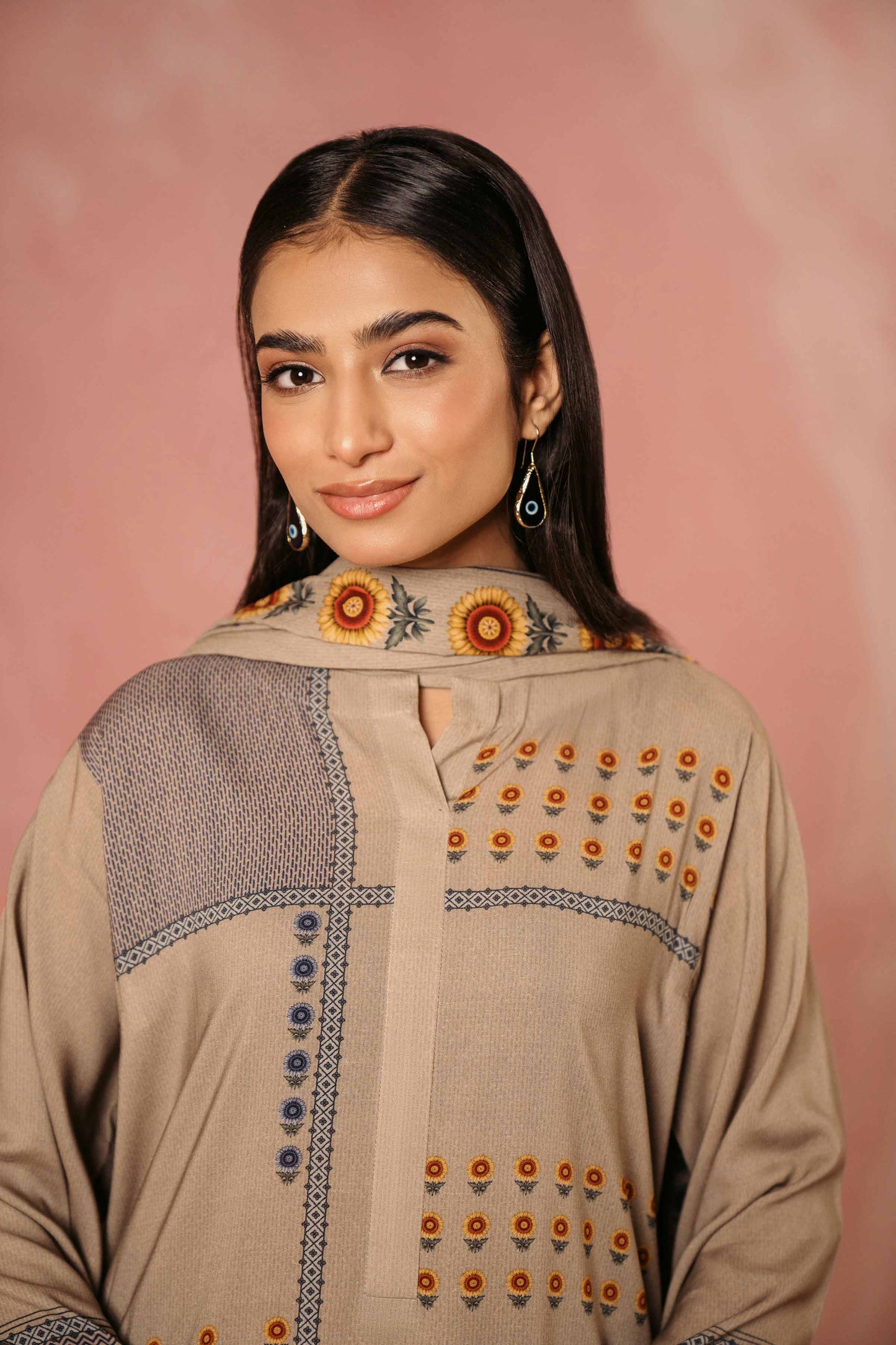 Nishat Linen - 3 Piece - Printed Suit - PW23-328