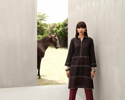 Nishat Linen - Embroidered Shirt - PW23-33