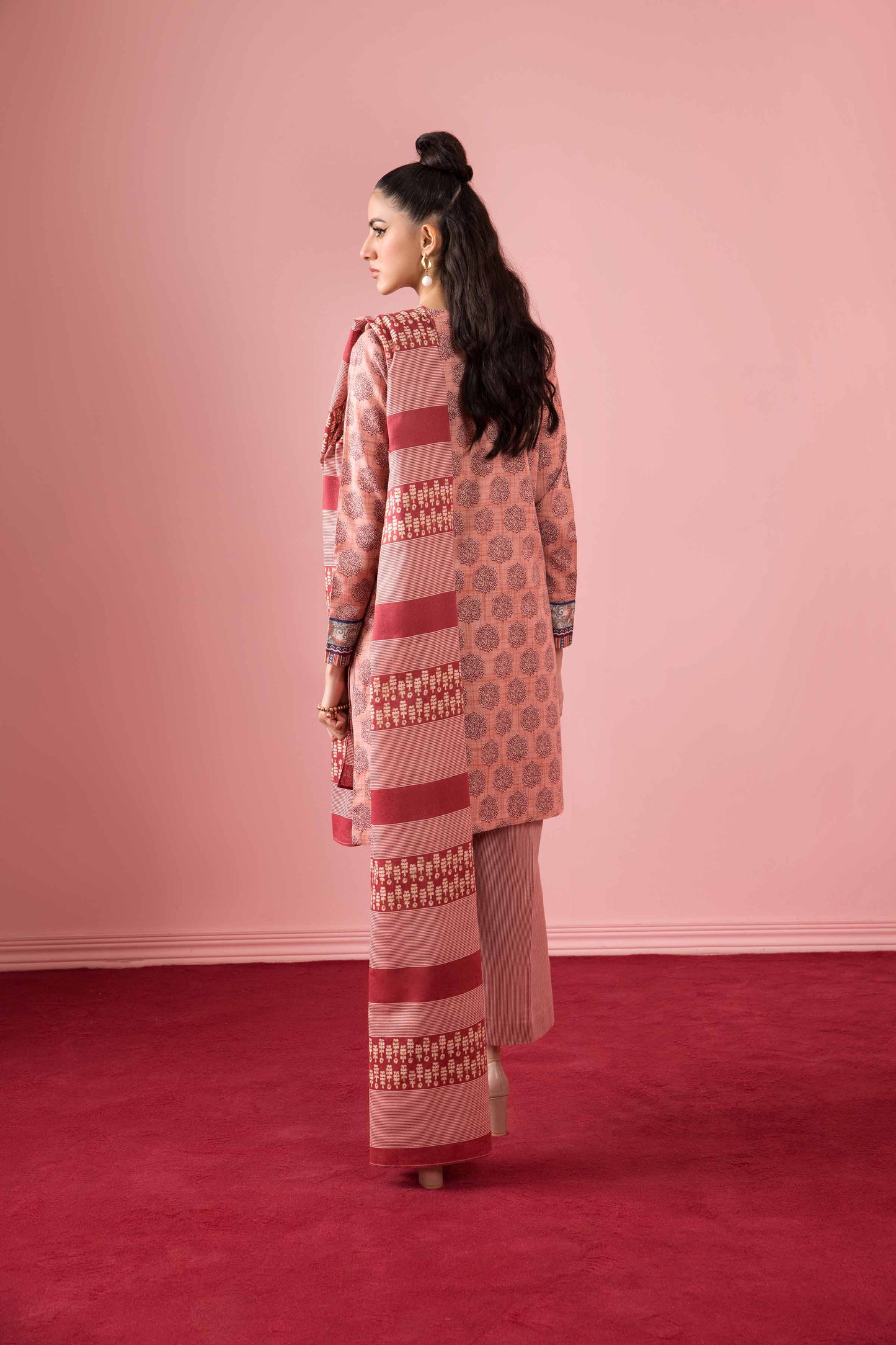 Nishat Linen - 3 Piece - Printed Embroidered Suit - PW23-332