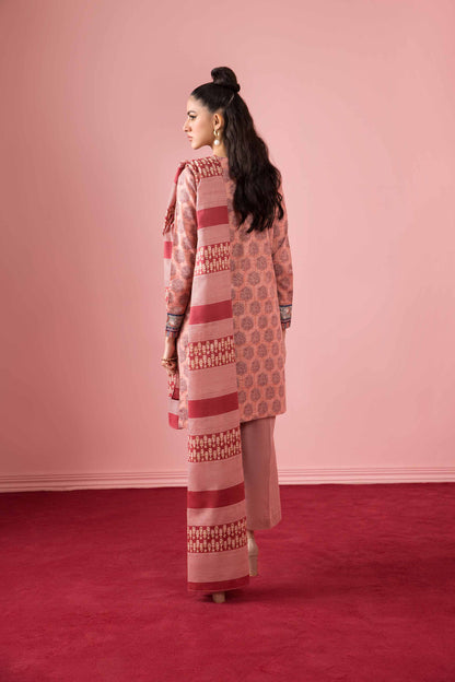 Nishat Linen - 3 Piece - Printed Embroidered Suit - PW23-332