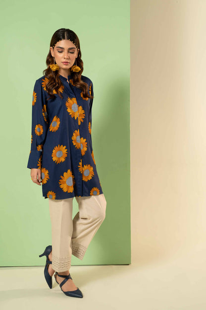 Nishat Linen - Printed Shirt - PW23-334