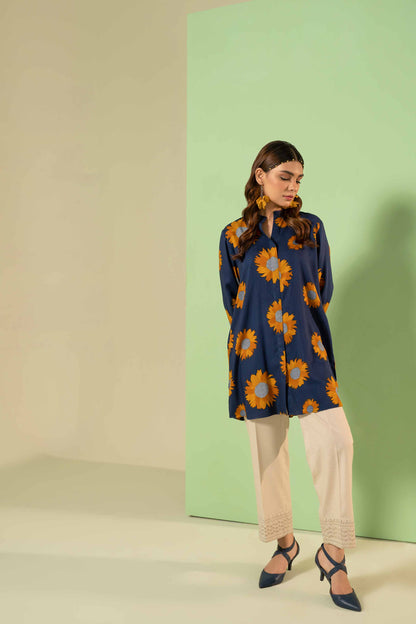 Nishat Linen - Printed Shirt - PW23-334