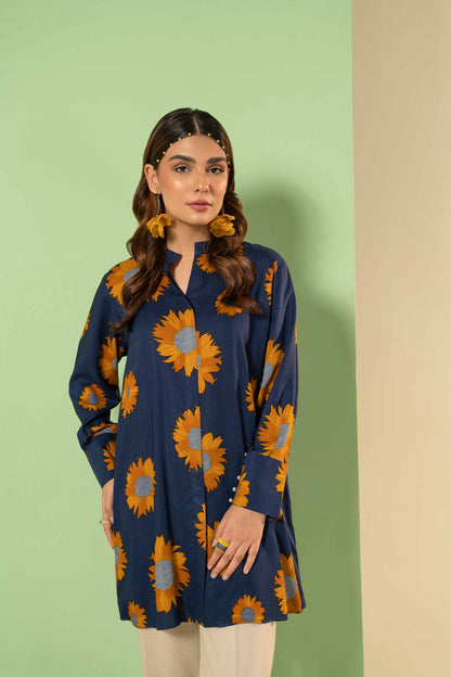 Nishat Linen - Printed Shirt - PW23-334