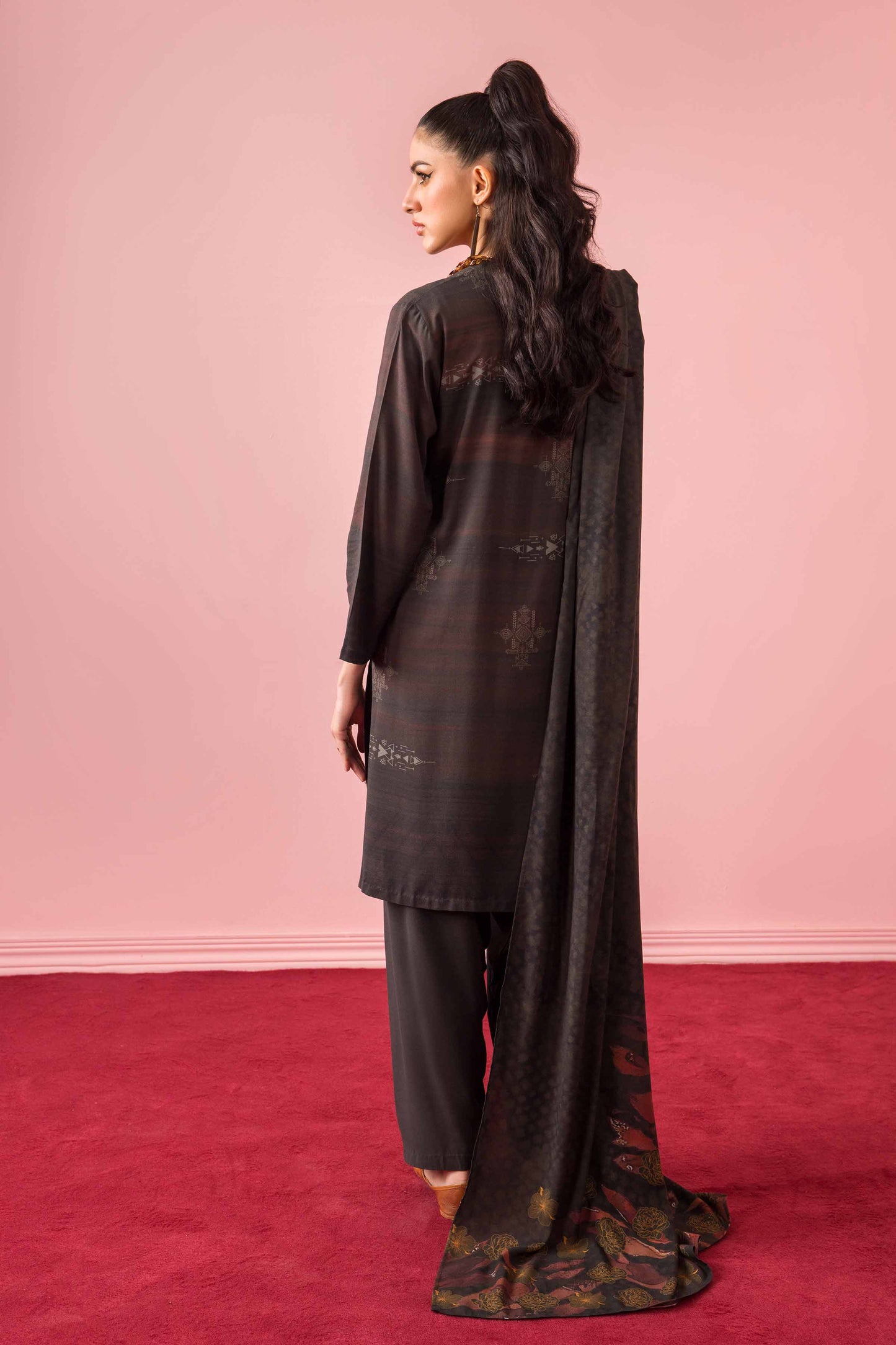 Nishat Linen - 3 Piece - Printed Suit - PW23-335
