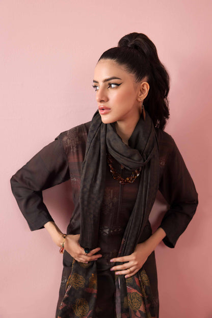 Nishat Linen - 3 Piece - Printed Suit - PW23-335