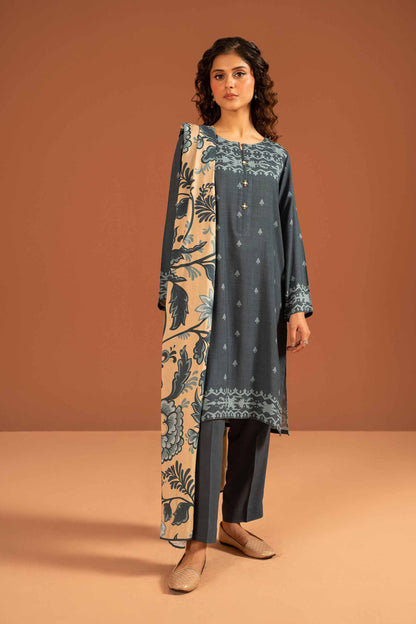 Nishat Linen - 3 Piece - Printed Suit - PW23-338