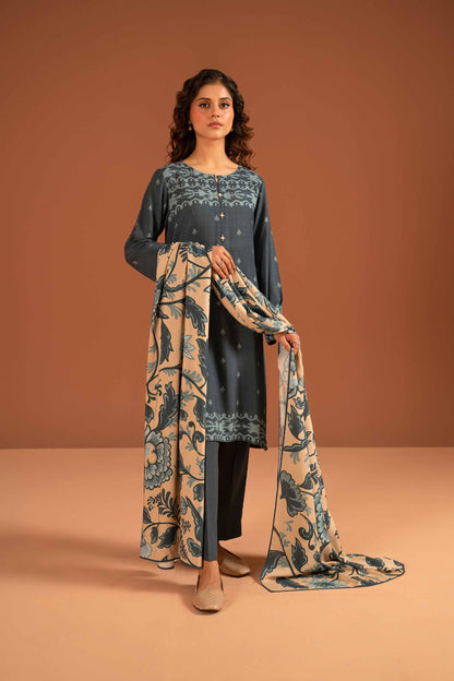 Nishat Linen - 3 Piece - Printed Suit - PW23-338