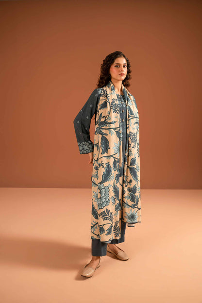 Nishat Linen - 3 Piece - Printed Suit - PW23-338