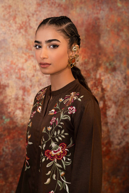 Nishat Linen - Embroidered Shirt - PW23-34