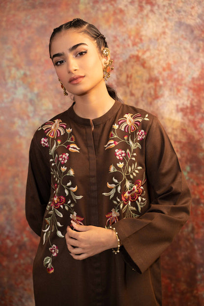 Nishat Linen - Embroidered Shirt - PW23-34