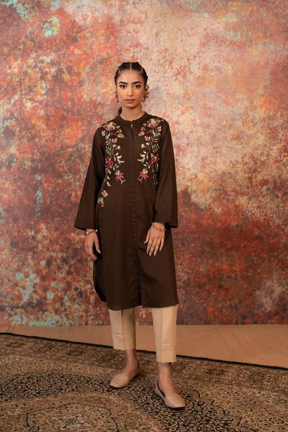 Nishat Linen - Embroidered Shirt - PW23-34