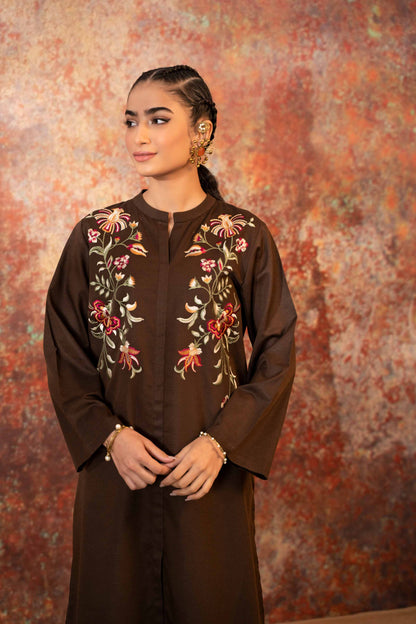 Nishat Linen - Embroidered Shirt - PW23-34