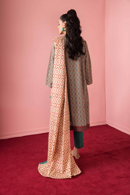 Nishat Linen - 3 Piece - Printed Suit - PW23-340