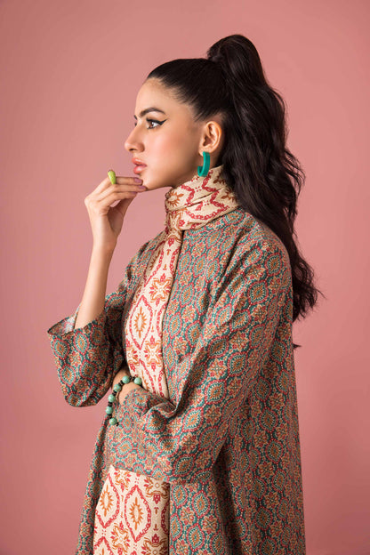 Nishat Linen - 3 Piece - Printed Suit - PW23-340