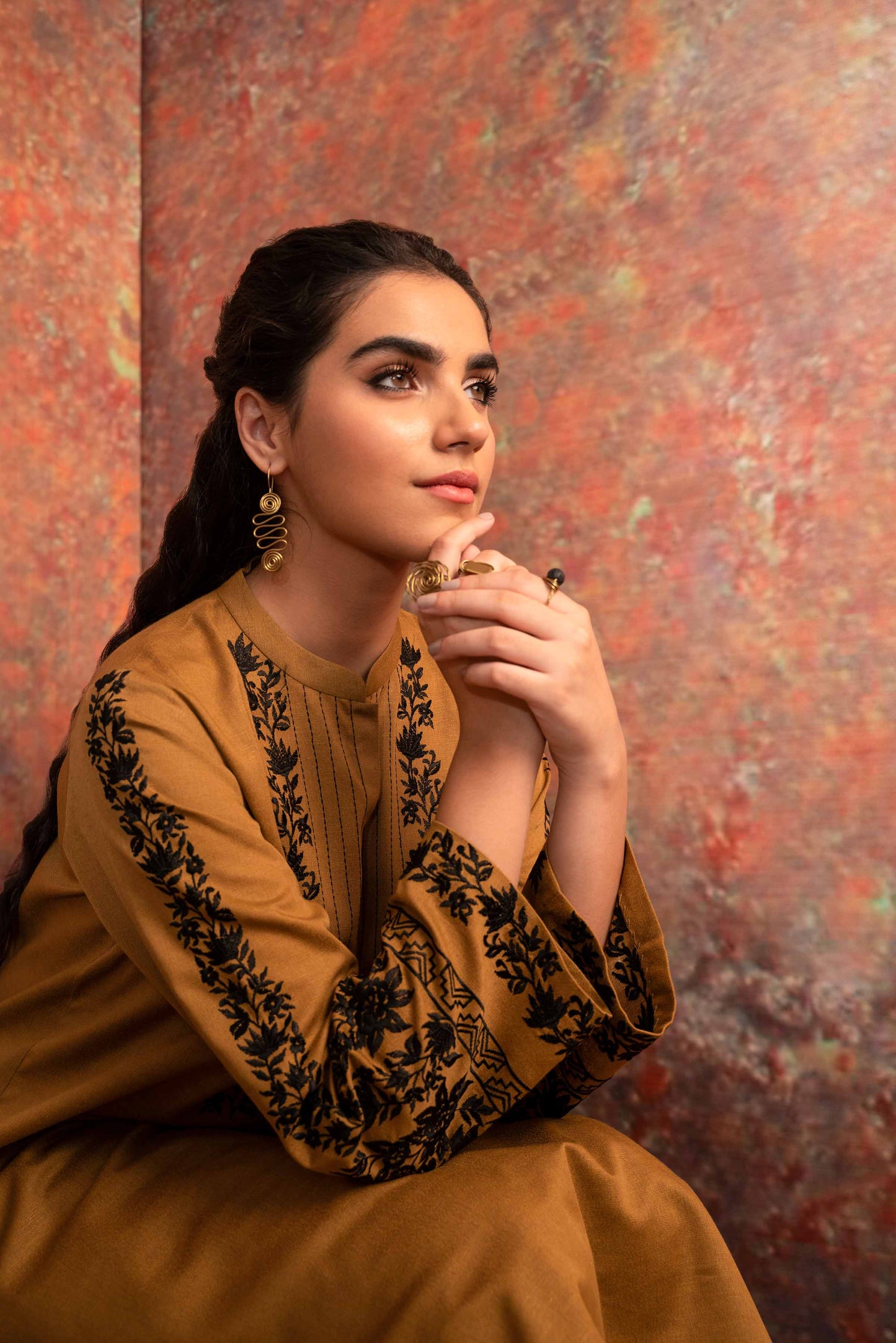 Nishat Linen - Embroidered Shirt - PW23-35