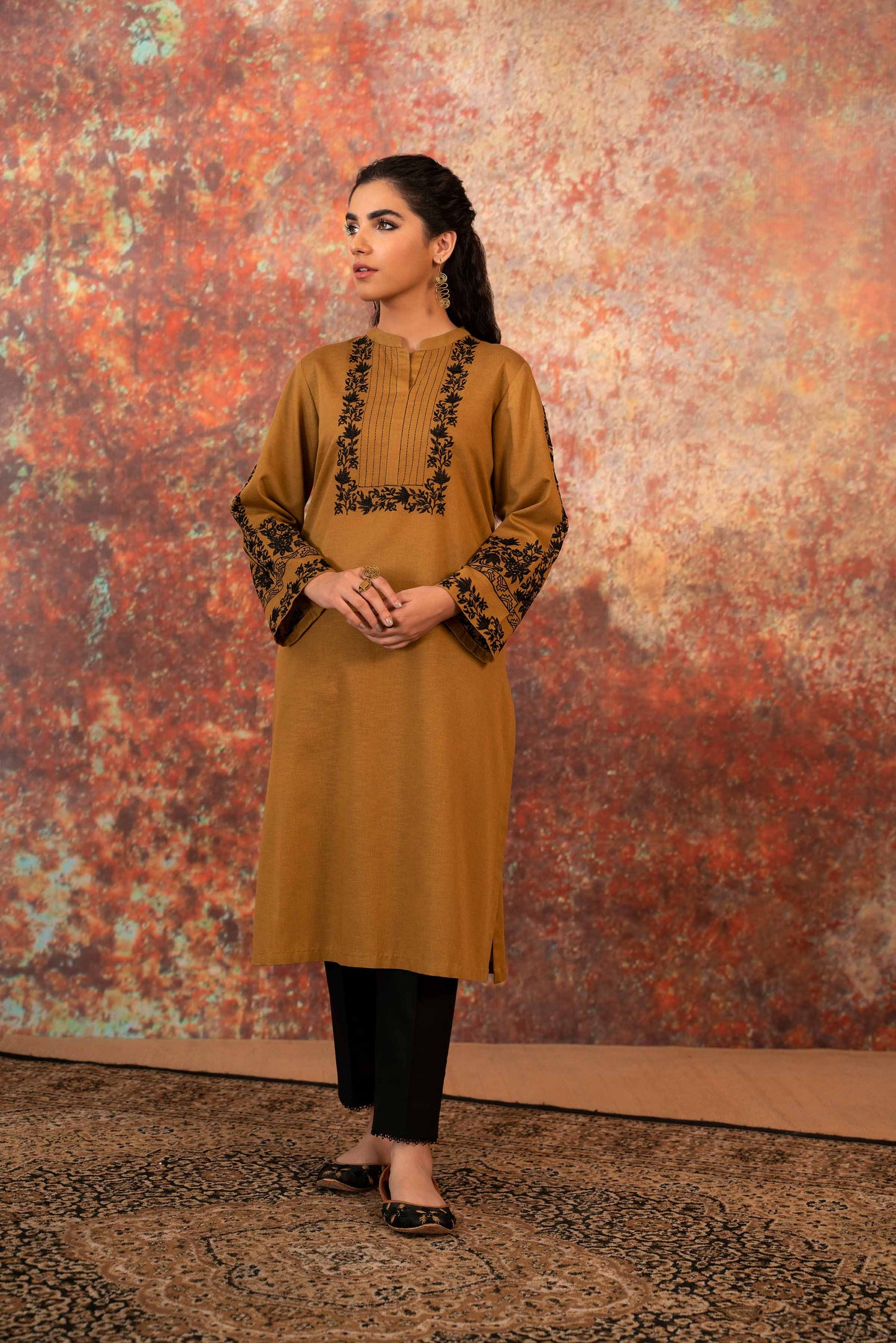 Nishat Linen - Embroidered Shirt - PW23-35