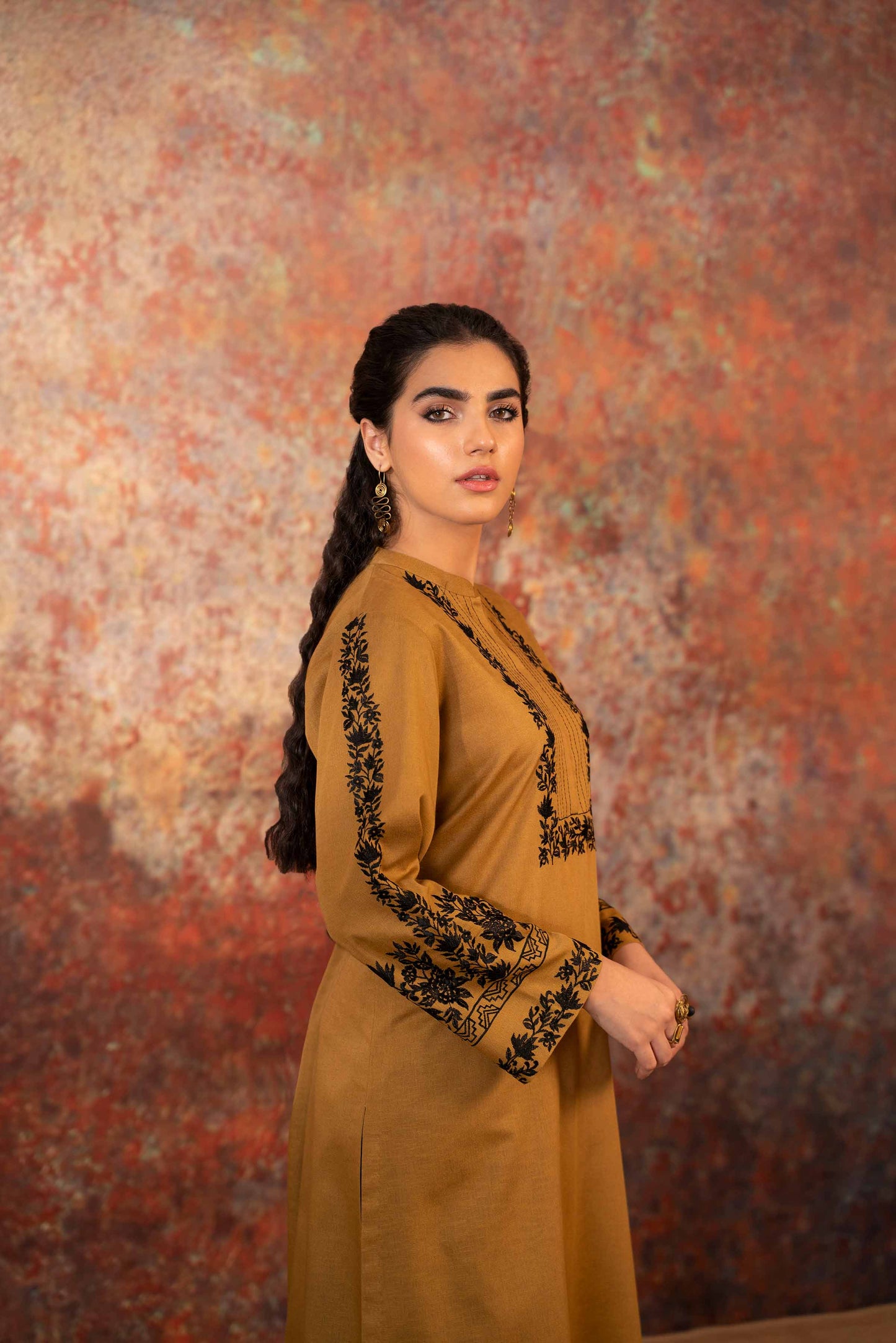 Nishat Linen - Embroidered Shirt - PW23-35