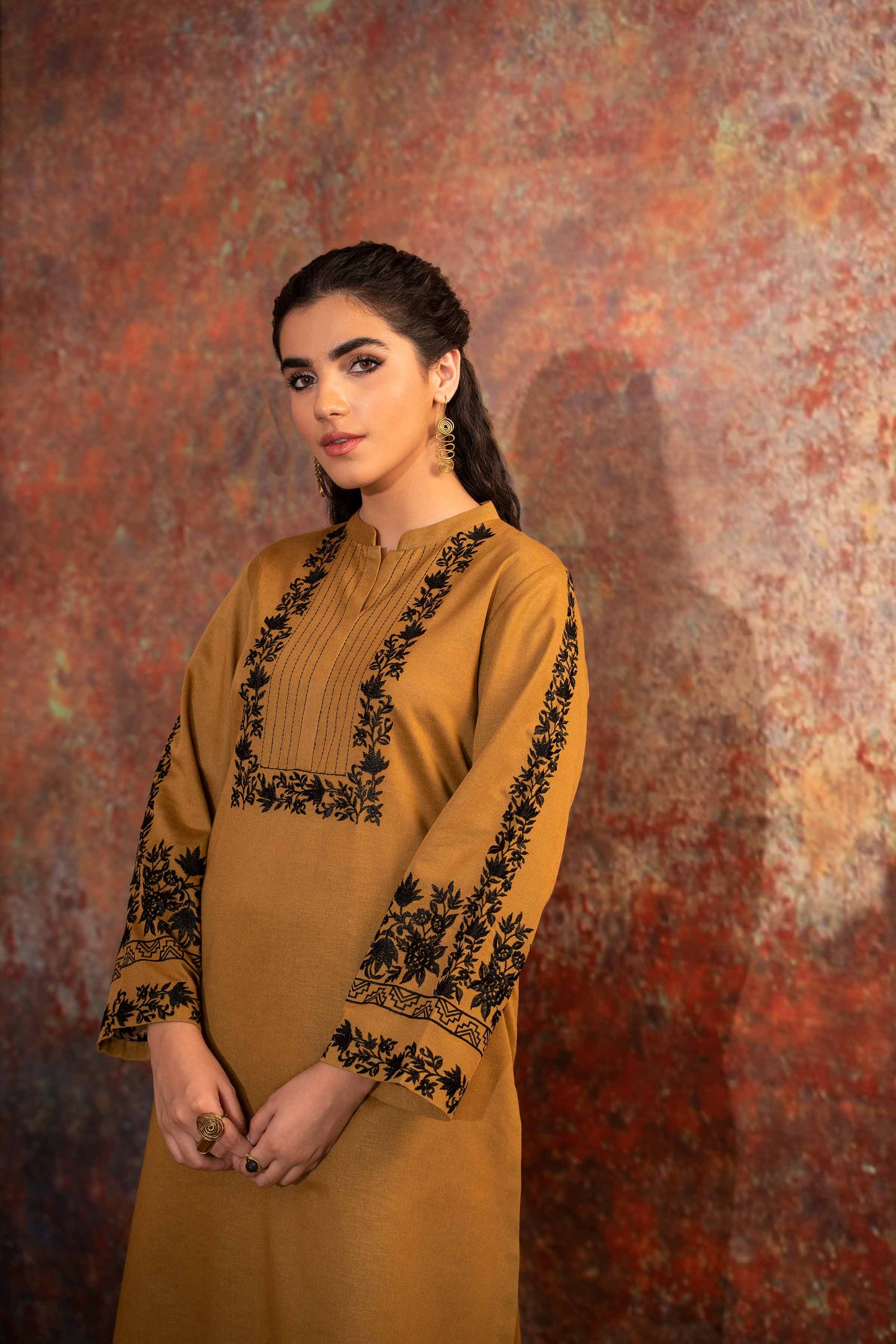Nishat Linen - Embroidered Shirt - PW23-35