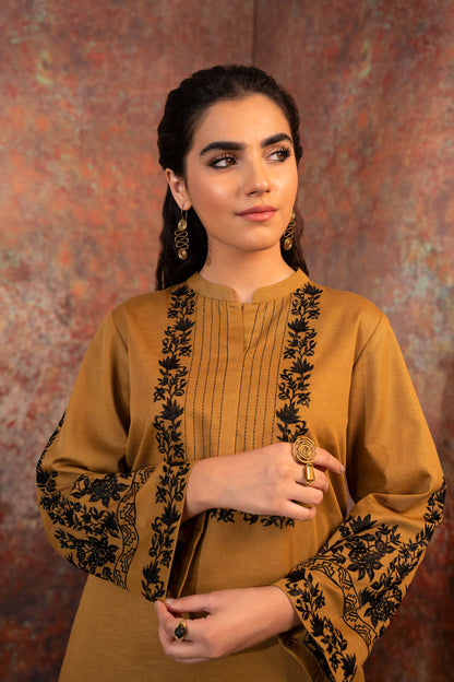 Nishat Linen - Embroidered Shirt - PW23-35