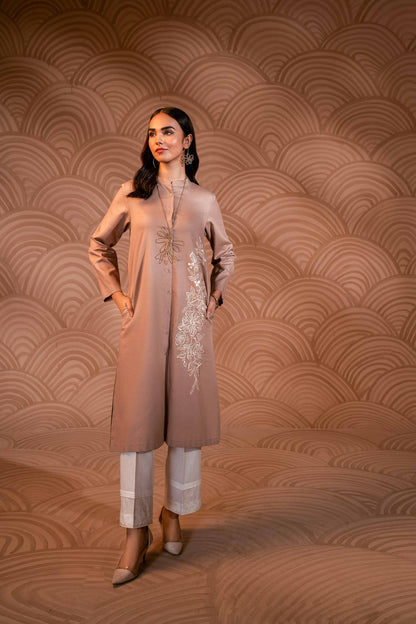 Nishat Linen - Embroidered Shirt - PW23-36