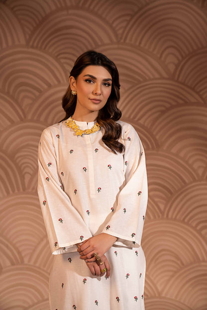 Nishat Linen - Embroidered Shirt - PW23-38
