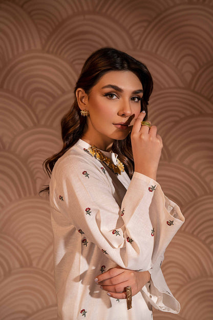Nishat Linen - Embroidered Shirt - PW23-38