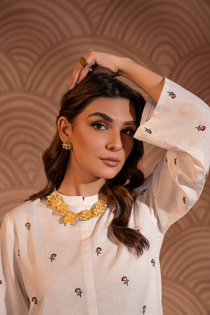 Nishat Linen - Embroidered Shirt - PW23-38